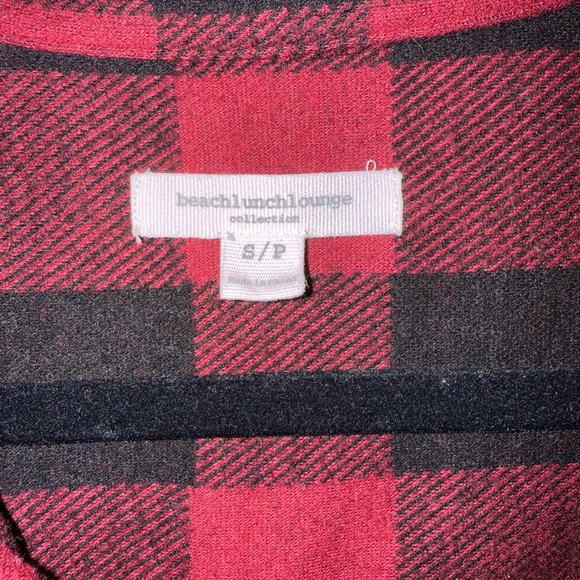 beachlunchlounge Red and Black Checkered Shirt - Picture 2 of 5